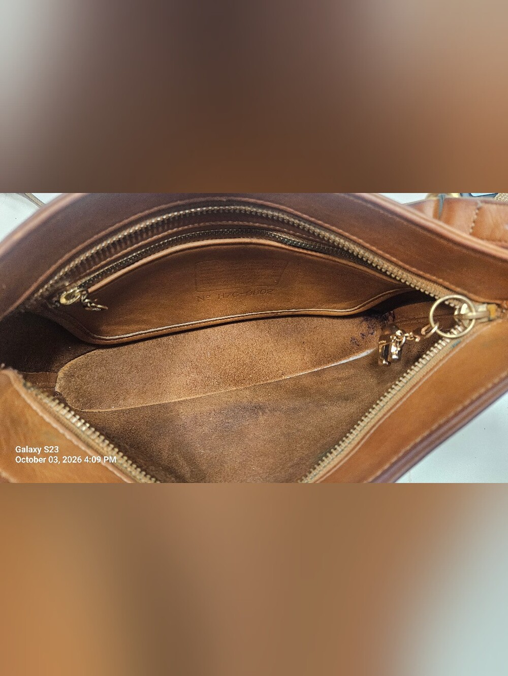Vintage 1990's Coach 9802 Equestrian Zip Cross Body - Picture 6 of 8